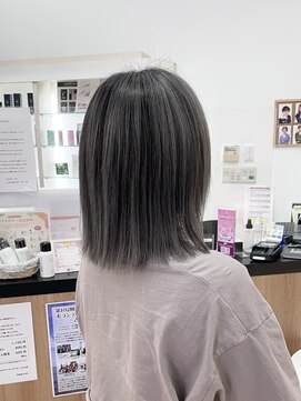 キセイ イオンモール新利府北館店(KISEI) 【フルブリーチ】バレイヤージュ×アッシュグレイ20代30代40代