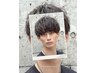 【緩めワンカール/毛流れ/クセ毛風】メンズカット+ニュアンスパーマ