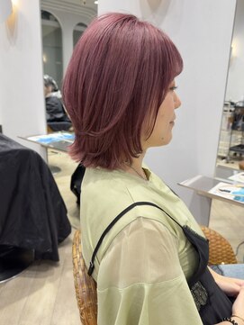 ティエラ 原宿 表参道(Tierra) 〈Tierra毛利仁美〉ブリーチで綺麗なピンクラベンダーカラー