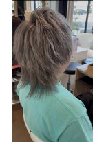 アース いわき店(HAIR&MAKE EARTH)&nbsp;くすみグレージュ×ウルフレイヤー