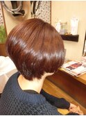 コロンとショートボブ