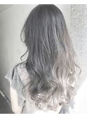 【Marl】黒髪からブリーチなしでグレージュカラーに♪