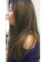 カラーアトリエ イロドリ(彩)&nbsp;ガーリーフルバンクの愛されストレートロング