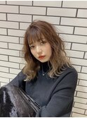 【R.A.F】外国人風グレージュ グラデーションカラー