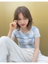 ケイト(kate) 【kate 】大宮 サンドベージュ×外ハネミディ