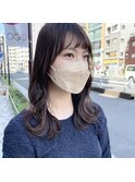 小顔外国人風カラー20代30代40代シアーグレージュエギョモリ