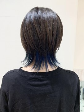 ネオリーブソラ 相模大野店(Neolive sola) ウルフ ブルーインナーカラー