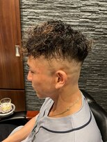 プレミアムバーバー 目黒店(PREMIUM BARBER produce by HIRO GINZA) スキンフェード×無造作パーマ