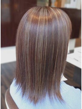 エノモト(ENOMOTO) グレージュカラー×透明感ハイライトプレイングカラー