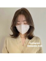 Layered Bob ／ Olive beige