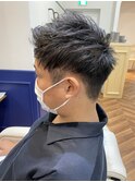 アップバングショート
