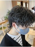 メンズウルフパーマ