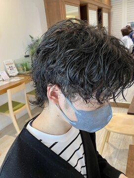 ラッシュ ポエ(rush po'e) メンズウルフパーマ