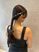 アース 三軒茶屋店(HAIR&MAKE EARTH) 三軒茶屋_レディース_ローポニー_ポニー_パーティ_モード_結婚式