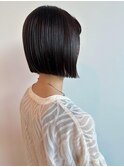 プツッとツヤ髪ボブ/アッシュブラック/ヘルシースタイル