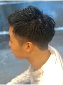 メンズカット 大人ショートスタイル テーパーフェード