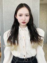 ロンドワン 三宮元町(Lond one)&nbsp;艶髪！髪質改善×ブリーチなしダブルカラー×レイヤーロング