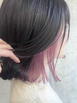 ル クゥル 佐久店&nbsp;大人かきあげボブ/こなれヘア/外国人風カラー