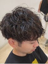 ヴォーチェ フォーヘアー(VOCE for hair) メンズ爽やかニュアンスパーマ波巻きパーマツーブロック