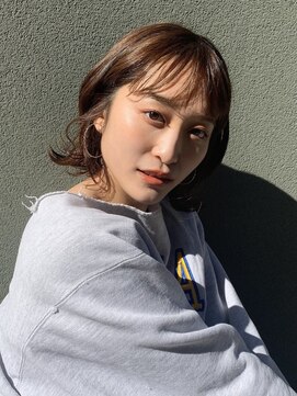 メイカ(MEIKA) 【 ブラウンベージュ × ゆるふわボブ 】浅野美紀