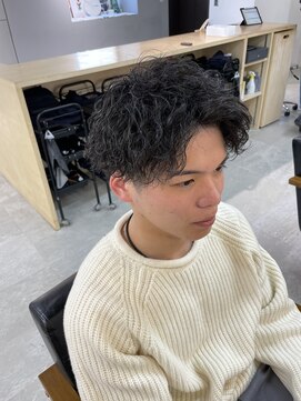 ニコフクオカヘアーメイク(NIKO Fukuoka Hair Make) 【NIKO】メンズ/パーマ/ツイストスパイラル/波巻きパーマ