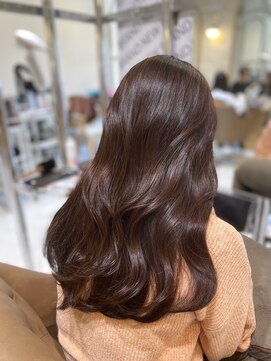 カーサ 西大寺南ロータリー店(casa) ブリーチなし艶ブラウン