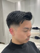 アールプラスヘアサロン(ar+ hair salon) 大人バーバースタイル フェードカット