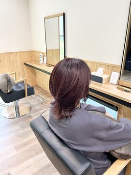 ココネ(cocone) ピンクブラウン×ウルフヘア