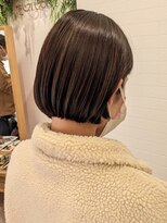 グリーンズ(Greens)&nbsp;首にピタッと！ピタボブ/顎ラインボブ/オン眉/くすみベージュ