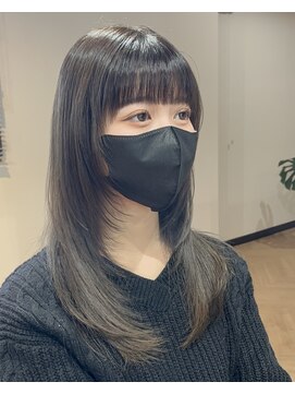 ラボヌールヘアーリアン 川越店(La Bonheur hair Lien) 【Lien 風呂田】フェイスレイヤー×オリーブベージュ♪