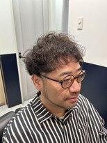 リバティシェアバーバー 銀座(LIBERTY SHARE BARBER)&nbsp;【メンズパーマ】お手入れ簡単マッシュパーマ