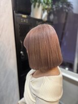 ヴァイス 渋谷店(VAICE)&nbsp;ハイトーンカラー/ダブルカラー/ボブ/ピンクベージュ