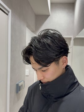 メレ 仙台(Mele) メンズセンターパート/ニュアンスパーマ/フェザーパーマ