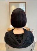 黒髪ボブスタイル