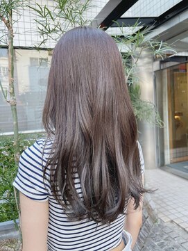 エイゾー(EIZO) グレージュ/透明感カラー/ブリーチなし/レイヤーカット/レイヤー