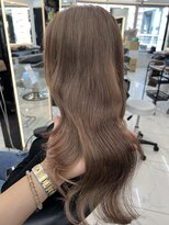 ラピス 渋谷本店(Lapis) ココアミルクティー/ブリーチカラー/レイヤーカット/髪質改善