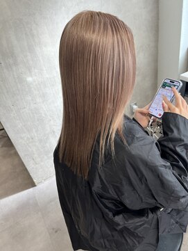 セレーネヘアー オオサカ 心斎橋店(Selene hair OSAKA) ミルクティーベージュ/ルーツカラー/ベージュカラー/心斎橋/学割