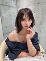 ロンド マーレ 天神大名店(Lond mare) 大人ガーリー/小顔/ミディアムレイヤーカット/似合わせカット