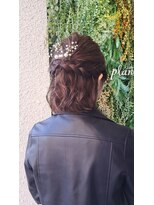 リサプラン(RISA plan)&nbsp;ハーフアップ×ミディアム《西新/百道浜》ヘアセット/髪質改善