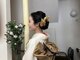 ヘアリゾート ナカジマ(Nakajima)の写真/大切な日は中島にお任せ。楽なのに崩れないプロの着付とアップスタイルで、シーンに映える最高の装いを。