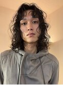 メンズロングパーマ