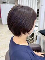 ガーデン 西川田店(garden) 宇都宮ショートヘア顔周りカット白髪ぼかしハイライト白髪染め