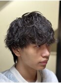 博多メンズシャドウパーマ