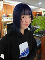 リチウム(LITHIUM...)&nbsp;face layer×navy blue