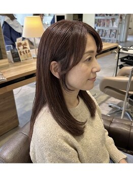 アンプヘアー 六地蔵店(unpeu hair)の写真/「隠す」白髪染めから、透明感を楽しむ「お洒落カラー」へ