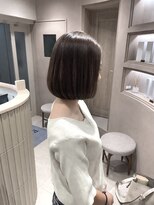 エレノア 静岡店(Eleanor) 大人かわいいシナモンベージュ×ふんわりミニボブ