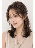 大人 上品ハーフアップ &nbsp;くるみちゃんヘアも〇 表参道 青山