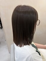 アラナ 平尾(alana)&nbsp;オリーブブラウン×ぱつっとボブ