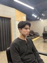メンズカット バイ ソイクフ(メンズカット by SOY-KUFU)&nbsp;センターパートニュアンスパーママッシュ/高田馬場/新宿/代々木