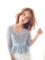 ヘア サルーン マイア 町田駅店(hair saloon maia)&nbsp;顔周り絶対小顔カットで魅せる愛されかわいいミディアムボブ